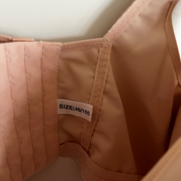 Back smoothing Bra 46 G Pink Nude Longline Bra The TikTok Bra! - Picture 8 of 8